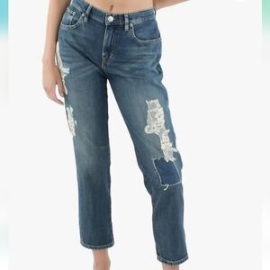 Lauren Ralph Lauren Patchwork Relaxed Taper Comfort Stretch